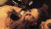 Rembrandt van rijn Details of the Blinding of Samson oil painting reproduction